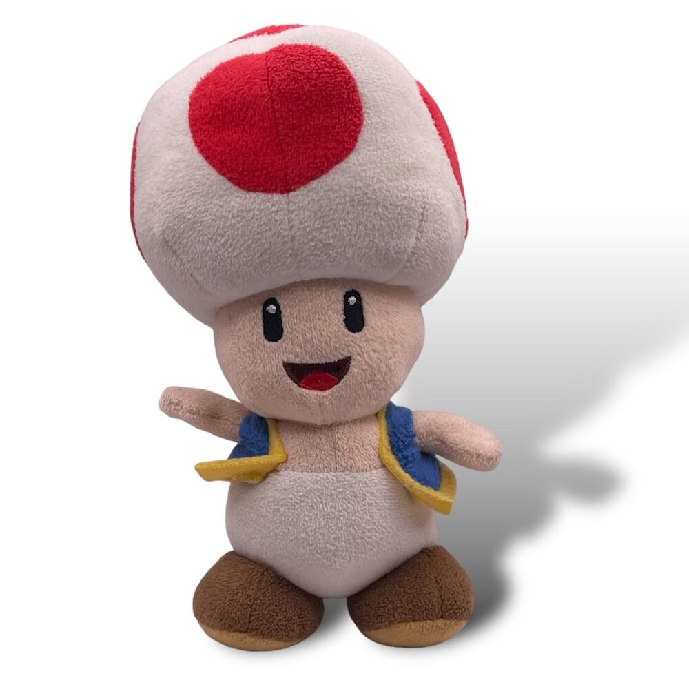Nintendo Toad 7.5" Plush Super Mario Little Buddy USA 2017